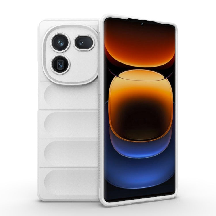 Magic Shield TPU + custodia per telefono in flanella, For vivo X100 5G, For vivo iQOO 12 Pro 5G