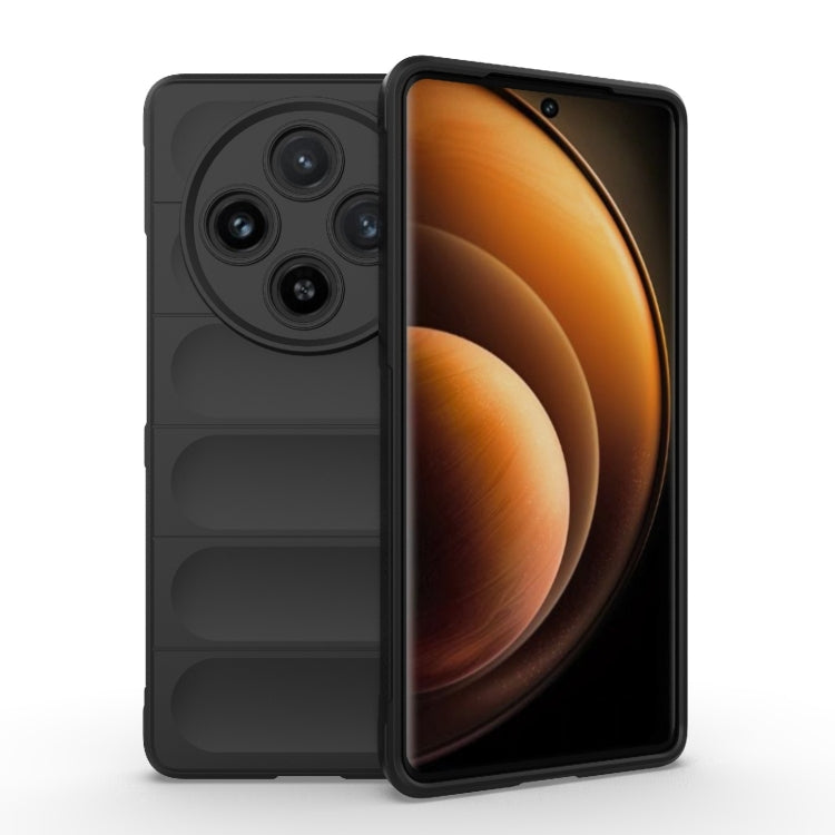 Magic Shield TPU + custodia per telefono in flanella, For vivo X100 5G, For vivo iQOO 12 Pro 5G