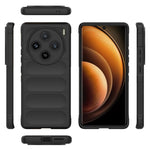 Magic Shield TPU + custodia per telefono in flanella, For vivo X100 5G, For vivo iQOO 12 Pro 5G