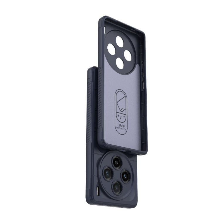 Magic Shield TPU + custodia per telefono in flanella, For vivo X100 5G, For vivo iQOO 12 Pro 5G