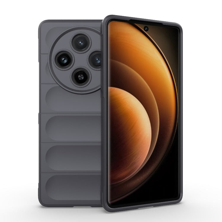 Magic Shield TPU + custodia per telefono in flanella, For vivo X100 5G, For vivo iQOO 12 Pro 5G
