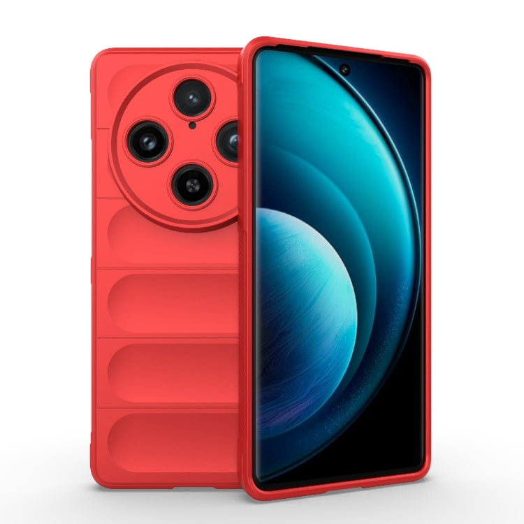 Magic Shield TPU + custodia per telefono in flanella, For vivo S18 5G, For vivo X100 Pro 5G