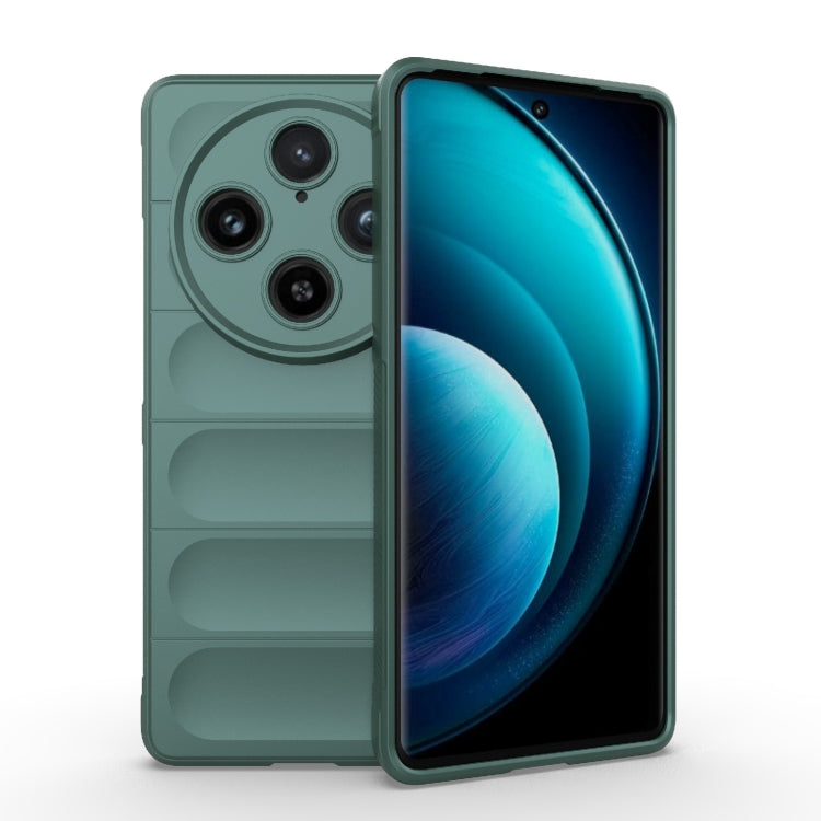 Magic Shield TPU + custodia per telefono in flanella, For vivo S18 5G, For vivo X100 Pro 5G