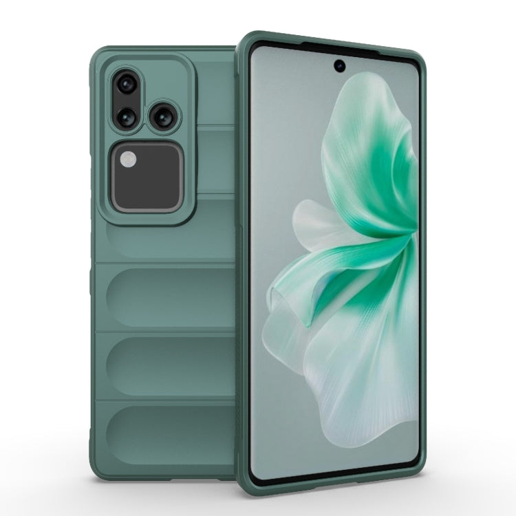 Magic Shield TPU + custodia per telefono in flanella, For vivo S18 5G, For vivo X100 Pro 5G