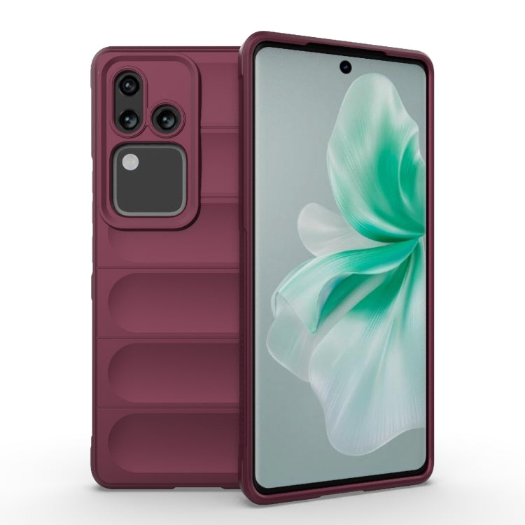 Magic Shield TPU + custodia per telefono in flanella, For vivo S18 5G, For vivo X100 Pro 5G