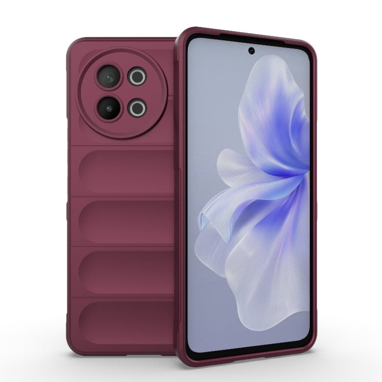 Magic Shield TPU + custodia per telefono in flanella, For vivo iQOO Neo9, For vivo S18E 5G