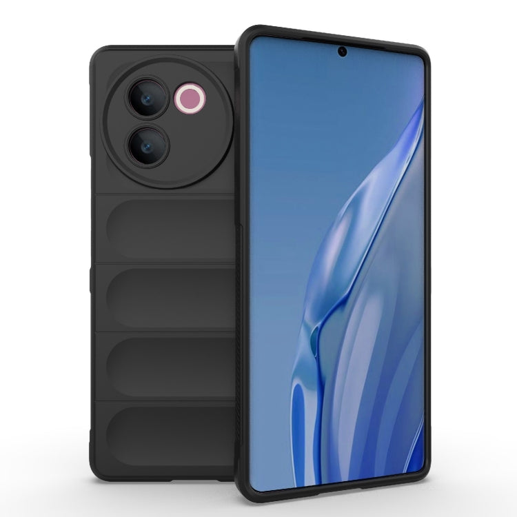 Magic Shield TPU + custodia per telefono in flanella, For vivo V30e 5G Global, For vivo iQOO Z9X 5G