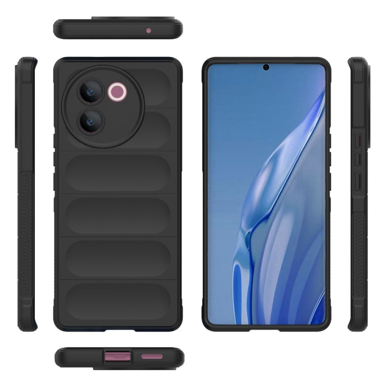 Magic Shield TPU + custodia per telefono in flanella, For vivo V30e 5G Global, For vivo iQOO Z9X 5G