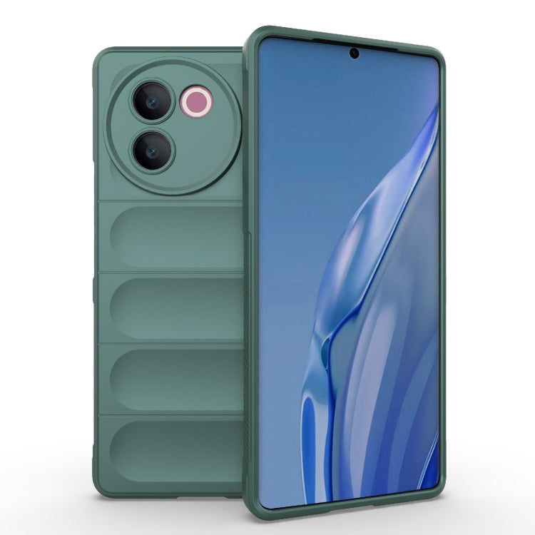 Magic Shield TPU + custodia per telefono in flanella, For vivo V30e 5G Global, For vivo iQOO Z9X 5G