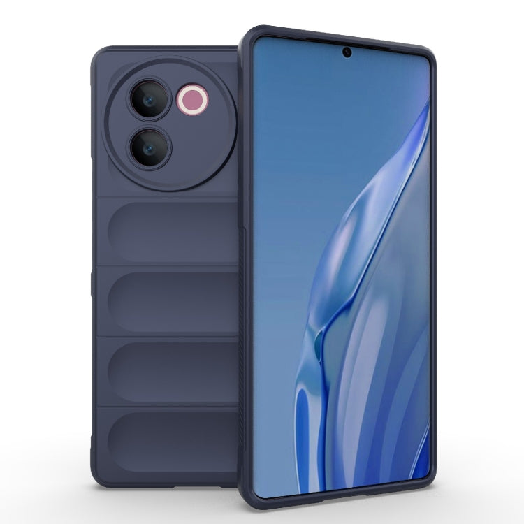 Magic Shield TPU + custodia per telefono in flanella, For vivo V30e 5G Global, For vivo iQOO Z9X 5G