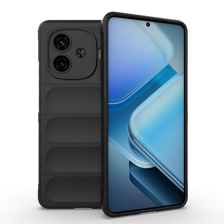 Magic Shield TPU + custodia per telefono in flanella, For vivo iQOO Z9 Turbo 5G, For vivo Y200E 5G Global / Y100 5G IDN