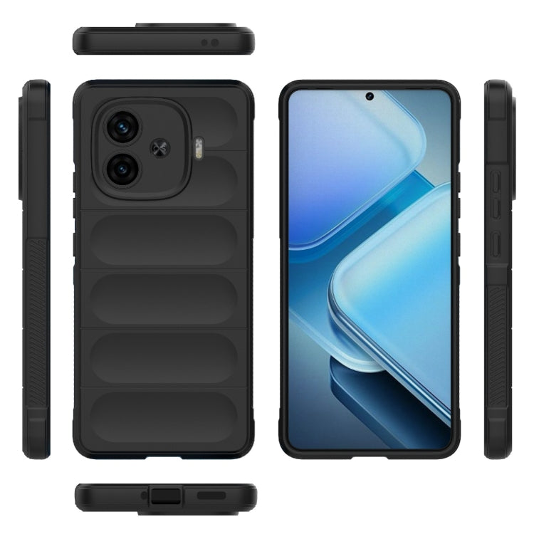 Magic Shield TPU + custodia per telefono in flanella, For vivo iQOO Z9 Turbo 5G, For vivo Y200E 5G Global / Y100 5G IDN