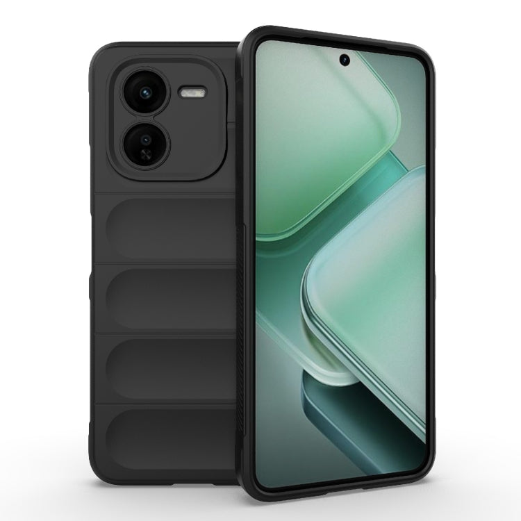 Magic Shield TPU + custodia per telefono in flanella, For vivo V30e 5G Global, For vivo iQOO Z9X 5G