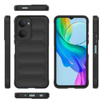 Magic Shield TPU + custodia per telefono in flanella, For vivo Y03 4G Global / Y18 4G Global, For vivo T3 Lite 5G India / Y28s Global