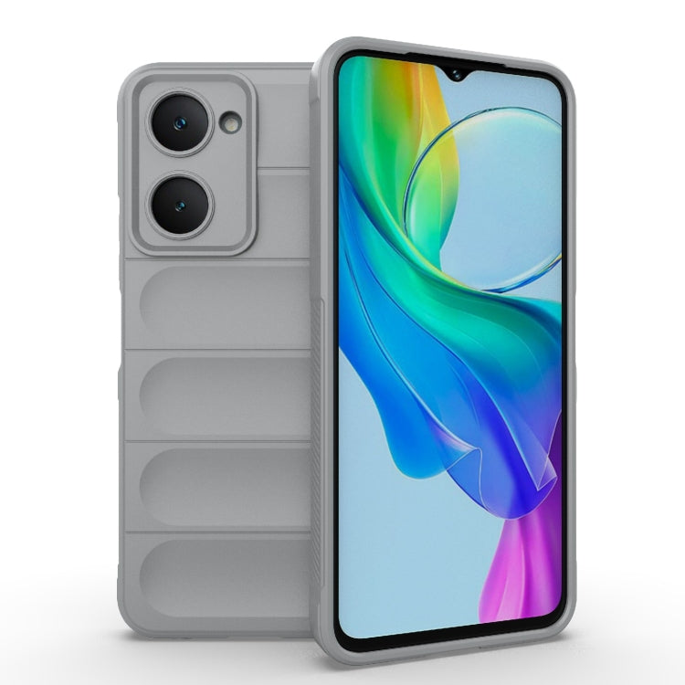 Magic Shield TPU + custodia per telefono in flanella, For vivo Y03 4G Global / Y18 4G Global, For vivo T3 Lite 5G India / Y28s Global