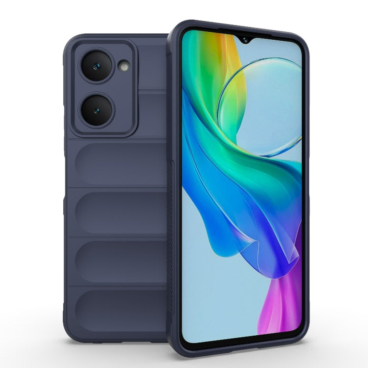Magic Shield TPU + custodia per telefono in flanella, For vivo Y03 4G Global / Y18 4G Global, For vivo T3 Lite 5G India / Y28s Global