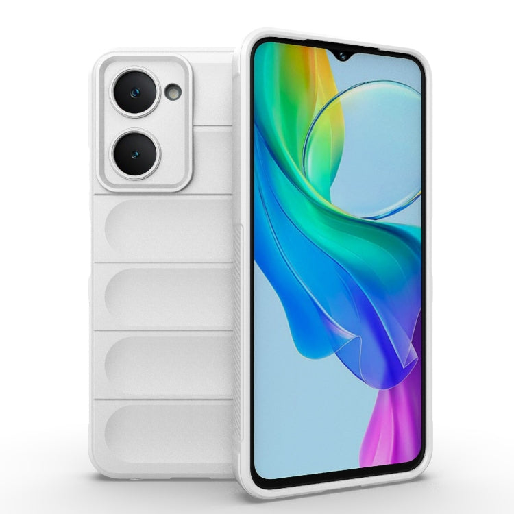 Magic Shield TPU + custodia per telefono in flanella, For vivo Y03 4G Global / Y18 4G Global, For vivo T3 Lite 5G India / Y28s Global