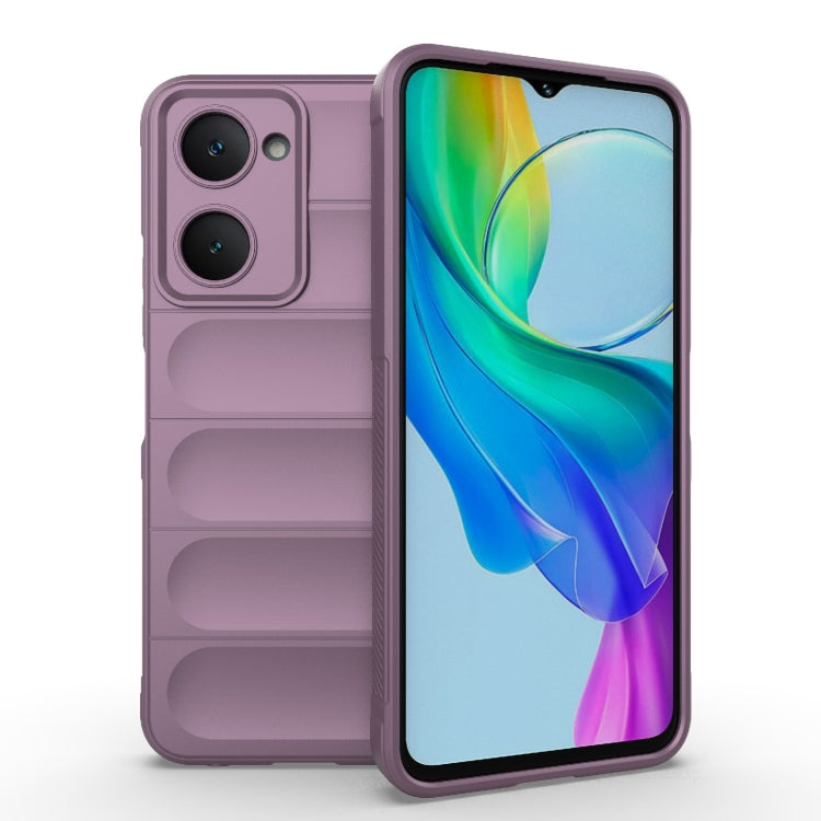 Magic Shield TPU + custodia per telefono in flanella, For vivo Y03 4G Global / Y18 4G Global, For vivo T3 Lite 5G India / Y28s Global