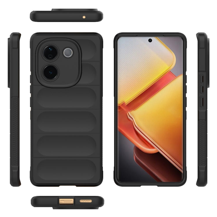 Magic Shield TPU + custodia per telefono in flanella, For vivo iQOO Z9s Pro India, For vivo iQOO Z9s 5G