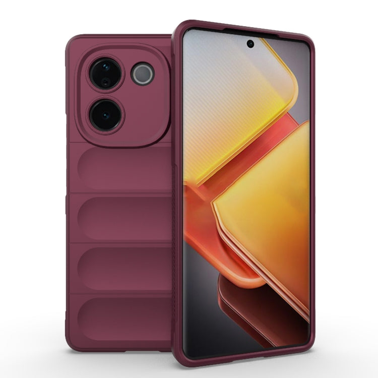 Magic Shield TPU + custodia per telefono in flanella, For vivo iQOO Z9s Pro India, For vivo iQOO Z9s 5G