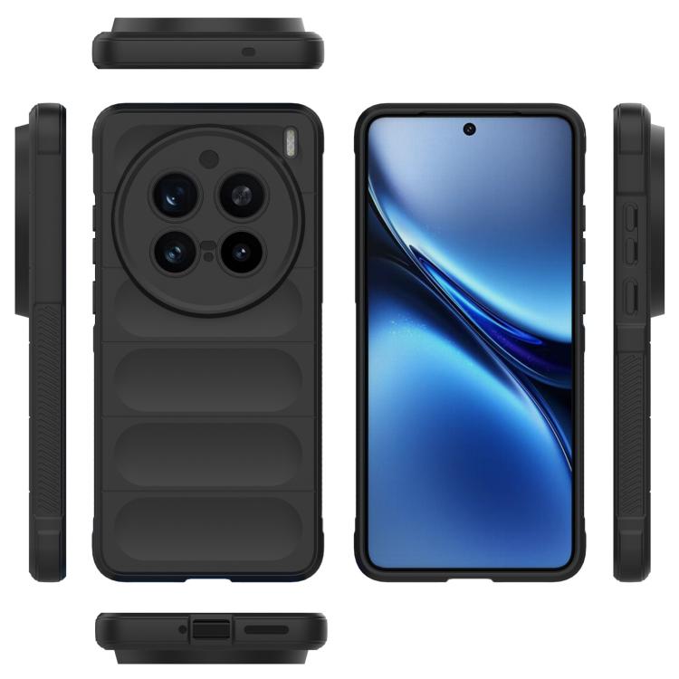 Magic Shield TPU + custodia per telefono in flanella, For vivo X200 Pro, For vivo Y300 Pro 5G