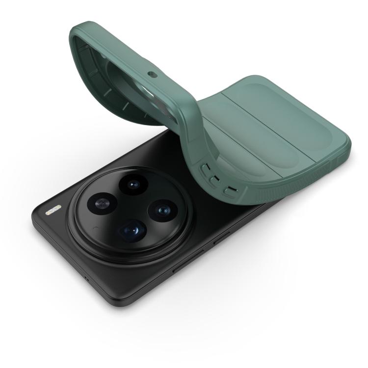 Magic Shield TPU + custodia per telefono in flanella, For vivo X200 Pro, For vivo Y300 Pro 5G