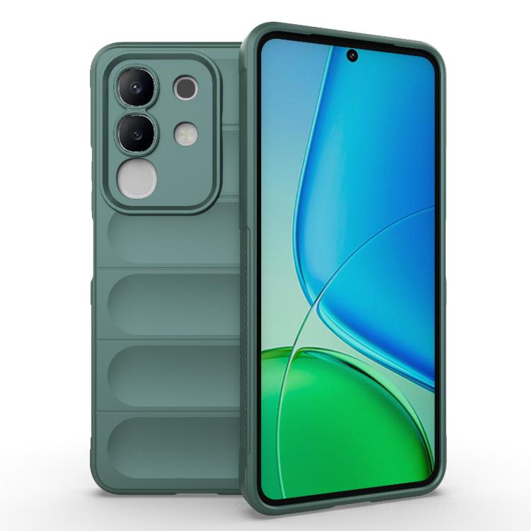 Magic Shield TPU + custodia per telefono in flanella, For vivo Y19 5G Global / Y29s 5G Global, For vivo Y29 4G Global / T4x 5G