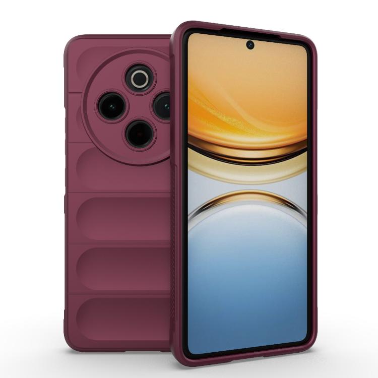 Magic Shield TPU + custodia per telefono in flanella, For vivo X200 Pro, For vivo Y300 Pro 5G