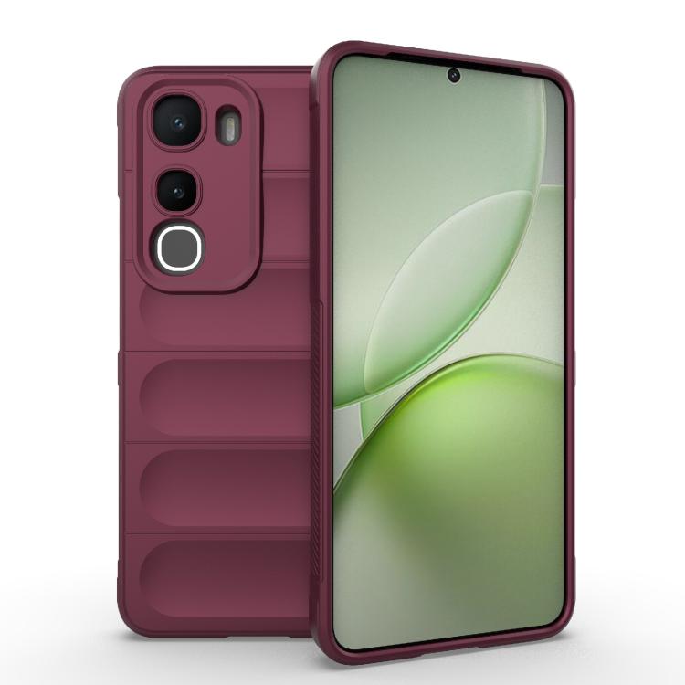 Magic Shield TPU + custodia per telefono in flanella, For vivo Y31 5G Global / Y21d 4G Global, For vivo Y400 5G Global
