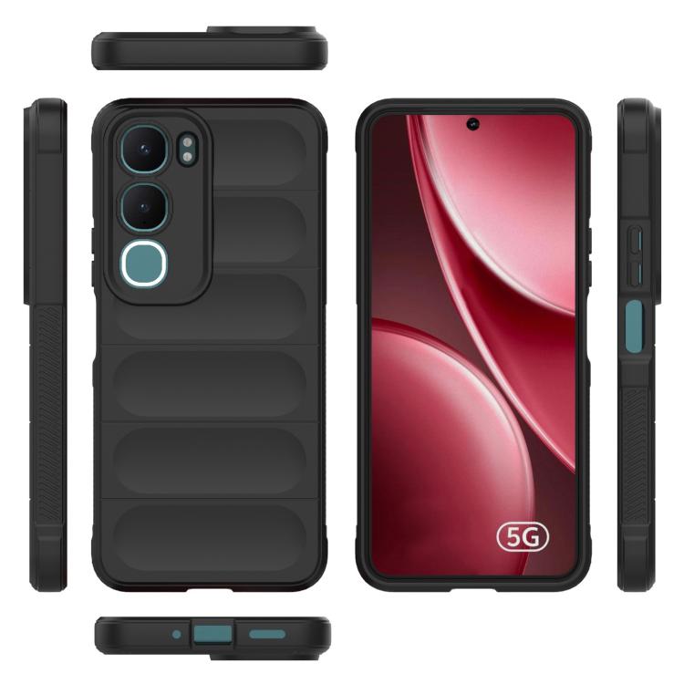 Magic Shield TPU + custodia per telefono in flanella, For vivo Y31 5G Global / Y21d 4G Global, For vivo Y400 5G Global