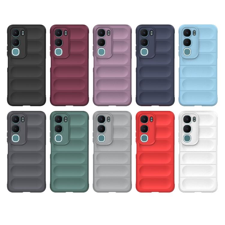 Magic Shield TPU + custodia per telefono in flanella, For vivo Y31 5G Global / Y21d 4G Global, For vivo Y400 5G Global