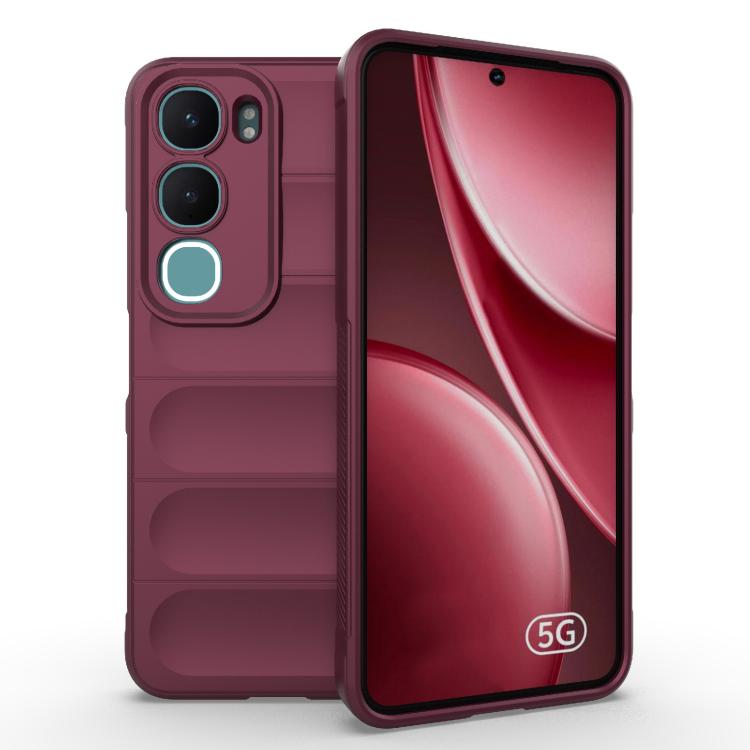 Magic Shield TPU + custodia per telefono in flanella, For vivo Y31 5G Global / Y21d 4G Global, For vivo Y400 5G Global
