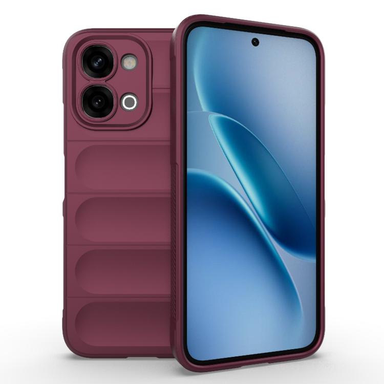 Magic Shield TPU + custodia per telefono in flanella, For vivo V70 FE 5G Global, For vivo iQOO Z11x 5G India