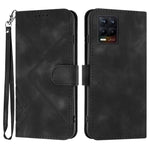 Custodia per cellulare in pelle con motivo a linea, For Realme Narzo 30A/C25/C25s, For Realme 8 4G / 8 Pro, For Realme GT 5G / GT Neo, For Realme C15/C12/Narzo 20/7i Global