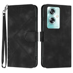 Custodia per cellulare in pelle con motivo a linea, For Realme 7 / Narzo 20 Pro, For Realme 7 Pro, For OPPO A79 5G