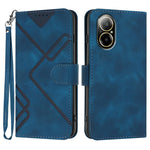 Custodia per cellulare in pelle con motivo a linea, For Realme  12 Lite / C67 4G Global, For Realme GT5 Pro, For Realme 10 Pro, For Realme 10 Pro+