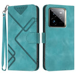 Custodia per cellulare in pelle con motivo a linea, For Realme GT7 Pro, For Realme 13 Pro / 13 Pro+ Global, For Realme GT 6 / GT 6T, For Realme C63 / C61 Global