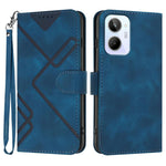 Custodia per cellulare in pelle con motivo a linea, For Realme 10 4G, For Realme V23, For Realme 9 Pro+, For Realme C20 / C11 2021 / C21