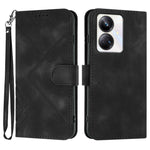 Custodia per cellulare in pelle con motivo a linea, For Realme  12 Lite / C67 4G Global, For Realme GT5 Pro, For Realme 10 Pro, For Realme 10 Pro+