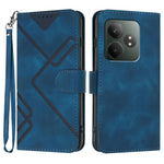 Custodia per cellulare in pelle con motivo a linea, For Realme GT7 Pro, For Realme 13 Pro / 13 Pro+ Global, For Realme GT 6 / GT 6T, For Realme C63 / C61 Global