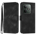 Custodia per cellulare in pelle con motivo a linea, For Realme GT7 Pro, For Realme 13 Pro / 13 Pro+ Global, For Realme GT 6 / GT 6T, For Realme C63 / C61 Global