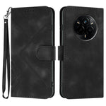 Custodia per cellulare in pelle con motivo a linea, For Realme 14 Pro+, For Realme 14 Pro, For Realme 14x Global, For Realme C75 Global