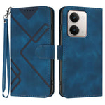 Custodia per cellulare in pelle con motivo a linea, For Realme GT 7 India, For Realme 14 / P3 5G Global, For Realme P3 Ultra 5G, For Realme P3 Pro