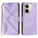 Custodia per cellulare in pelle con motivo a linea, For Realme GT 7 India, For Realme 14 / P3 5G Global, For Realme P3 Ultra 5G, For Realme P3 Pro