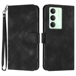 Custodia per cellulare in pelle con motivo a linea, For Realme 14 Pro+, For Realme 14 Pro, For Realme 14x Global, For Realme C75 Global