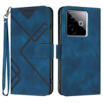 Custodia per cellulare in pelle con motivo a linea, For Realme GT 7 India, For Realme 14 / P3 5G Global, For Realme P3 Ultra 5G, For Realme P3 Pro