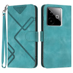 Custodia per cellulare in pelle con motivo a linea, For Realme GT 7 India, For Realme 14 / P3 5G Global, For Realme P3 Ultra 5G, For Realme P3 Pro