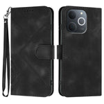 Custodia per cellulare in pelle con motivo a linea, For Realme P4 5G, For Realme 15T 5G, For Realme C71 India, For Realme 15 5G / Realme 15 Pro 5G