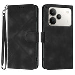 Custodia per cellulare in pelle con motivo a linea, For Realme P4 5G, For Realme 15T 5G, For Realme C71 India, For Realme 15 5G / Realme 15 Pro 5G