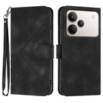 Custodia per cellulare in pelle con motivo a linea, For Realme 16T 5G, For Realme C100 4G, For Realme 15x 5G India / Realme C85 5G, For Realme P4 Pro 5G